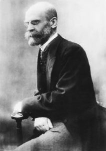 Portrait or Emile Durkheim
