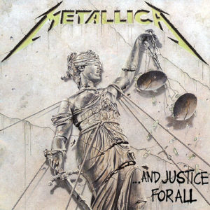 A picture of Metallica's Album cover: "...And Justice For All"