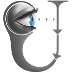 Image of an eye gazing at an arrrow, the logo for the website PsychonautWiki