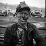 Coal miner with handkerchief.