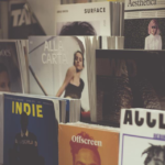 An array of small publication music magazines. visible titles include "Surface, Aesthetica, SoltGoes, Alla Carta, Indie, Offscreen, and Acclaim"