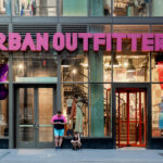 Manhattan Urban Outfitters storefront, pink letterface, photo by ajay_suresh