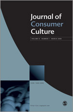 Journal Of Consumer Culture Cover Page