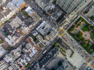 City Lanscape Birds eye view